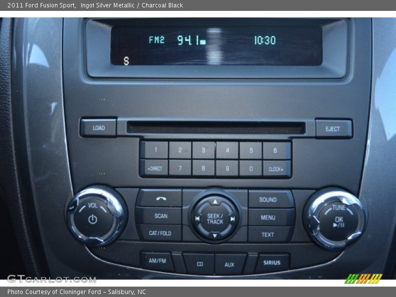 Ingot Silver Metallic / Charcoal Black 2011 Ford Fusion Sport
