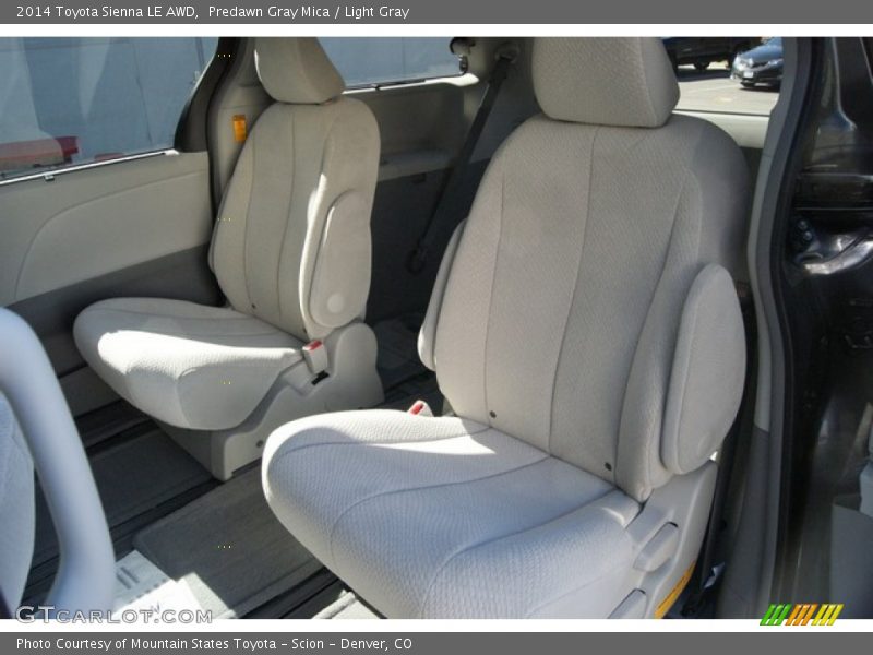 Predawn Gray Mica / Light Gray 2014 Toyota Sienna LE AWD
