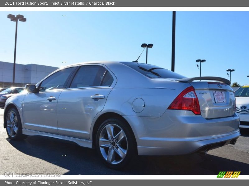 Ingot Silver Metallic / Charcoal Black 2011 Ford Fusion Sport