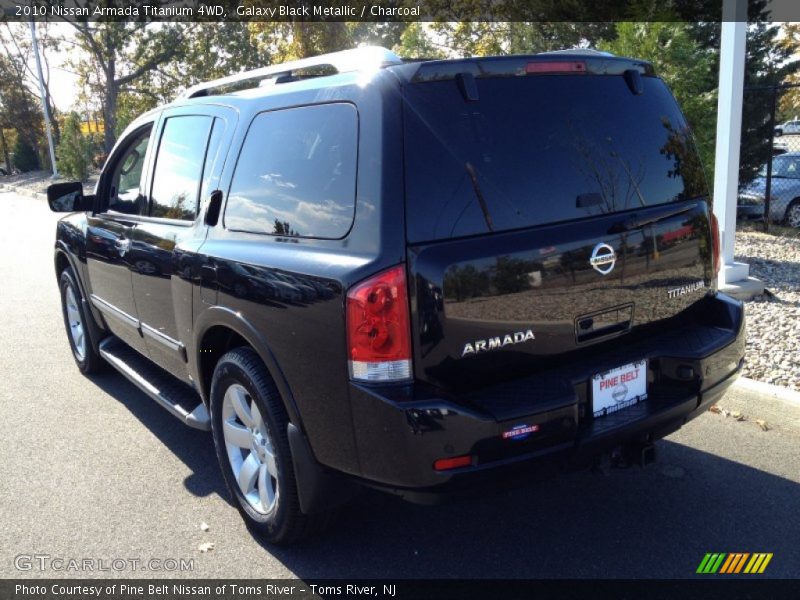 Galaxy Black Metallic / Charcoal 2010 Nissan Armada Titanium 4WD