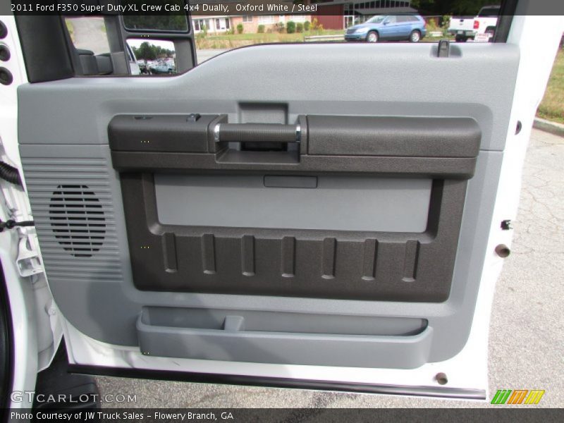 Oxford White / Steel 2011 Ford F350 Super Duty XL Crew Cab 4x4 Dually