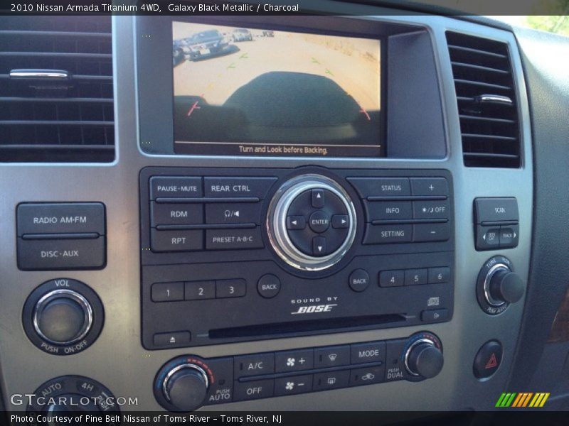 Galaxy Black Metallic / Charcoal 2010 Nissan Armada Titanium 4WD