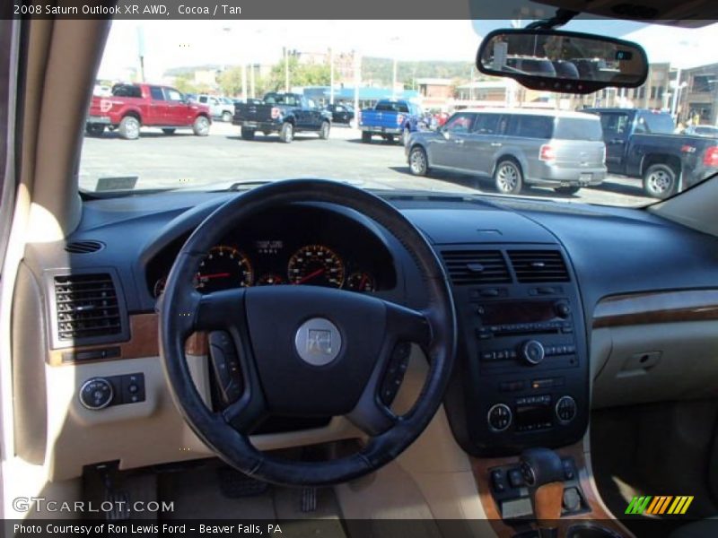 Cocoa / Tan 2008 Saturn Outlook XR AWD