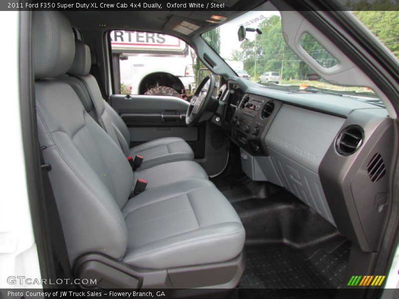 Oxford White / Steel 2011 Ford F350 Super Duty XL Crew Cab 4x4 Dually