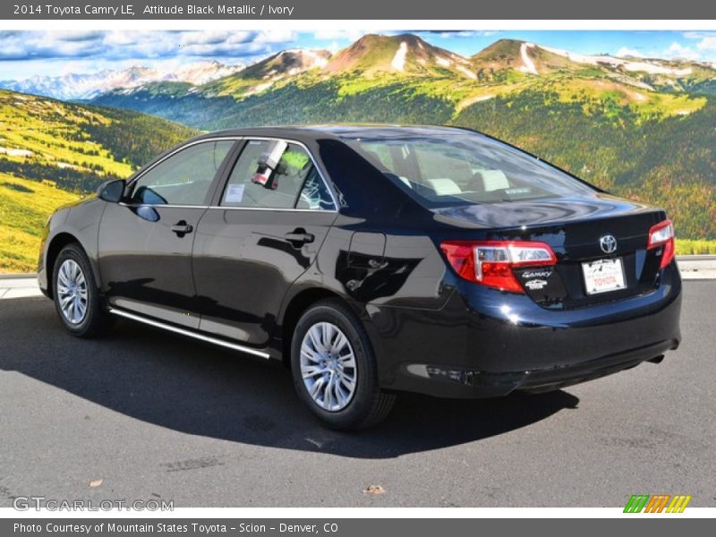 Attitude Black Metallic / Ivory 2014 Toyota Camry LE