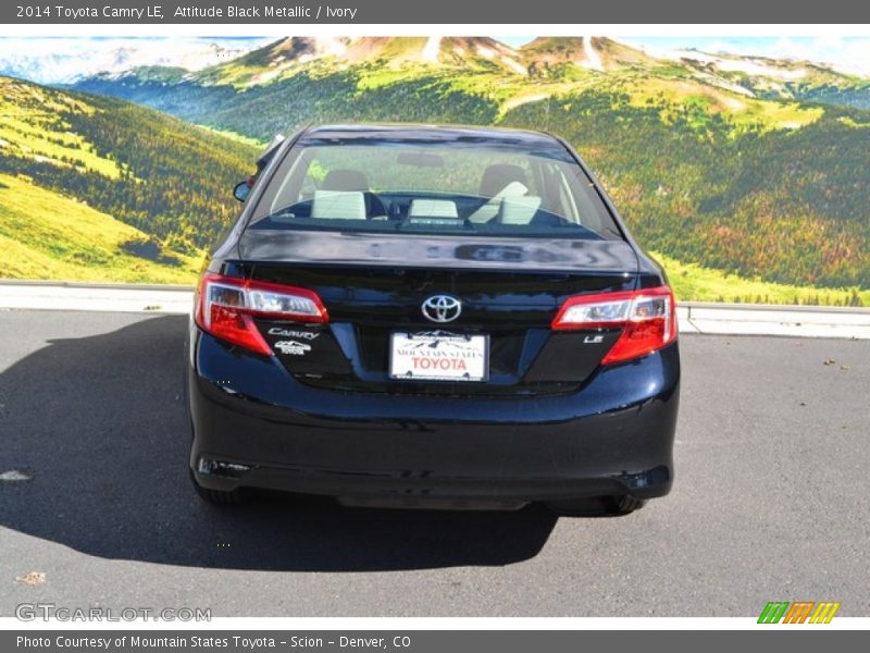 Attitude Black Metallic / Ivory 2014 Toyota Camry LE