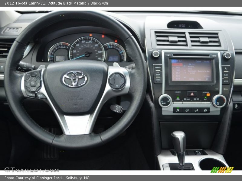 Attitude Black Metallic / Black/Ash 2012 Toyota Camry SE