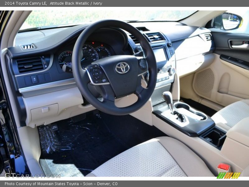 Attitude Black Metallic / Ivory 2014 Toyota Camry LE