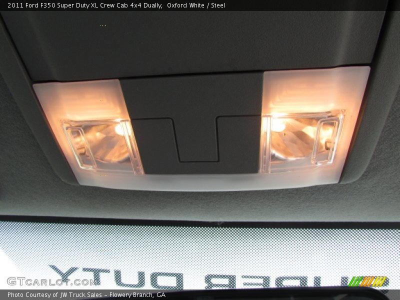 Oxford White / Steel 2011 Ford F350 Super Duty XL Crew Cab 4x4 Dually