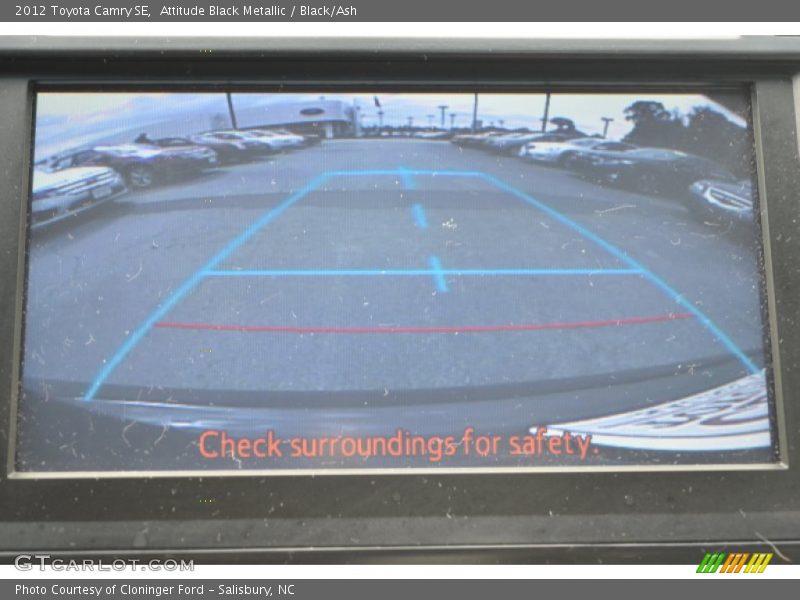 Attitude Black Metallic / Black/Ash 2012 Toyota Camry SE