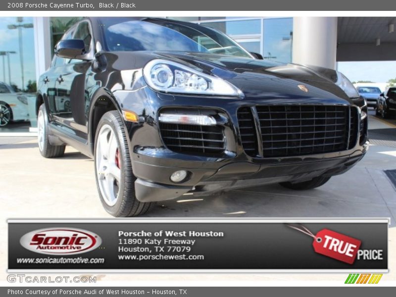 Black / Black 2008 Porsche Cayenne Turbo