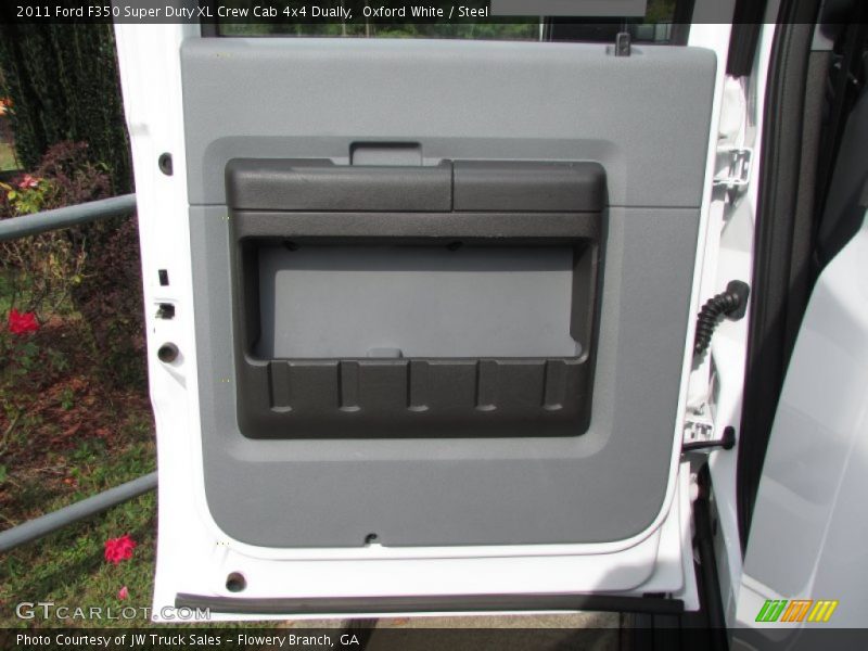 Oxford White / Steel 2011 Ford F350 Super Duty XL Crew Cab 4x4 Dually