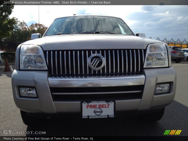 Silver Birch Metallic / Charcoal Black 2007 Mercury Mountaineer Premier AWD