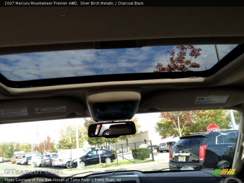 Silver Birch Metallic / Charcoal Black 2007 Mercury Mountaineer Premier AWD