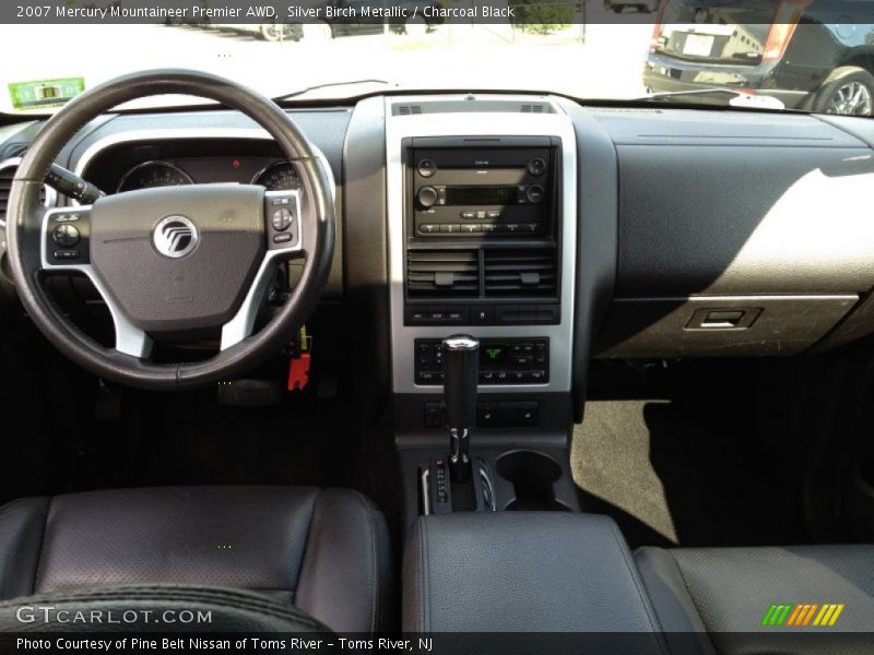 Silver Birch Metallic / Charcoal Black 2007 Mercury Mountaineer Premier AWD