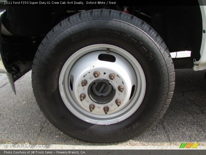 Oxford White / Steel 2011 Ford F350 Super Duty XL Crew Cab 4x4 Dually