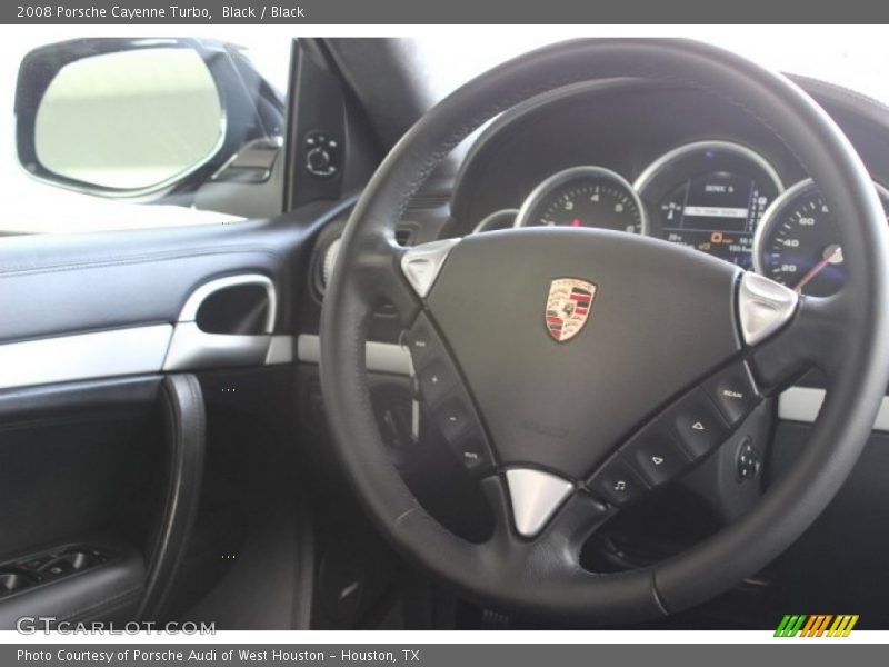 Black / Black 2008 Porsche Cayenne Turbo