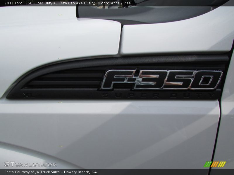 Oxford White / Steel 2011 Ford F350 Super Duty XL Crew Cab 4x4 Dually