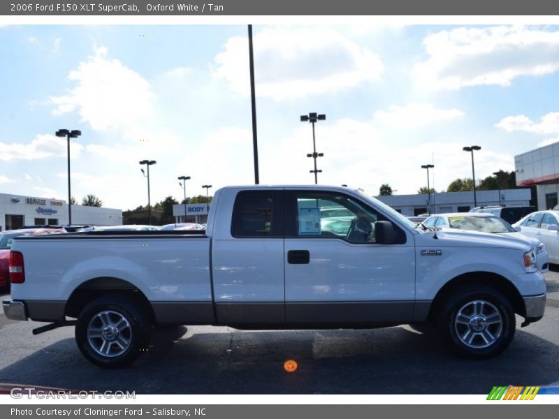 Oxford White / Tan 2006 Ford F150 XLT SuperCab
