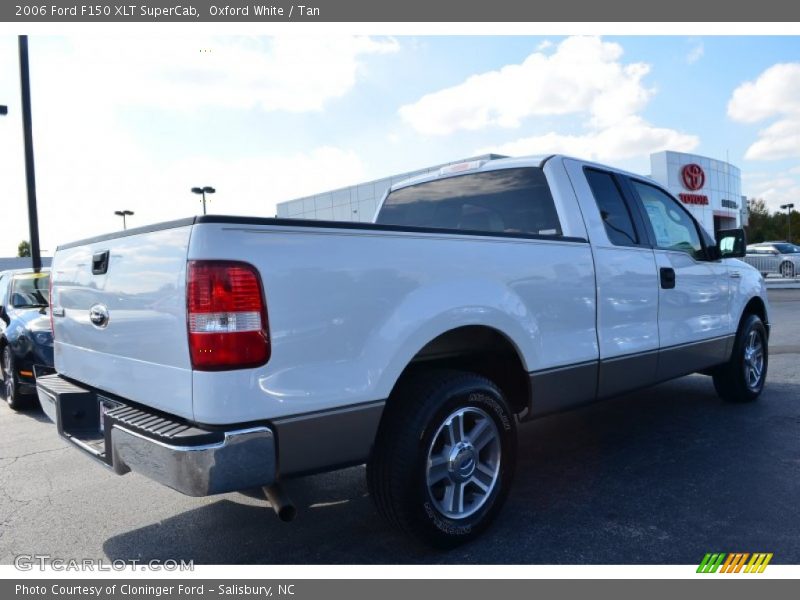 Oxford White / Tan 2006 Ford F150 XLT SuperCab