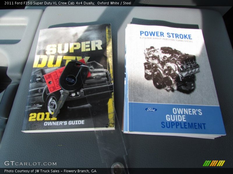 Oxford White / Steel 2011 Ford F350 Super Duty XL Crew Cab 4x4 Dually