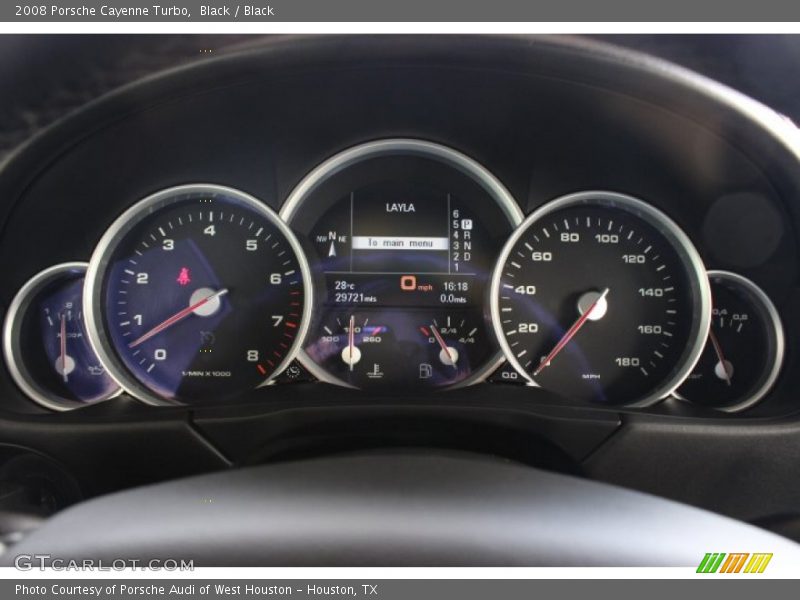 Black / Black 2008 Porsche Cayenne Turbo