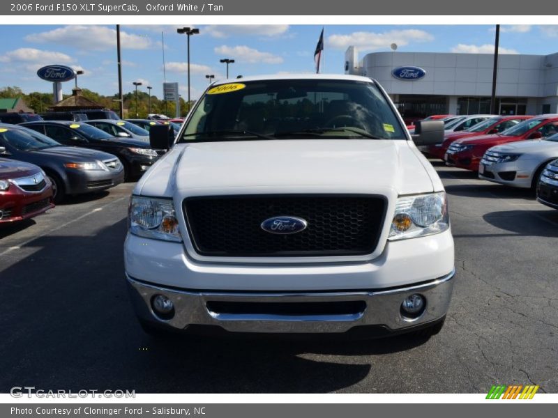Oxford White / Tan 2006 Ford F150 XLT SuperCab
