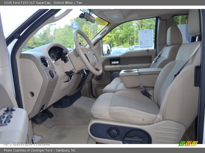 Oxford White / Tan 2006 Ford F150 XLT SuperCab