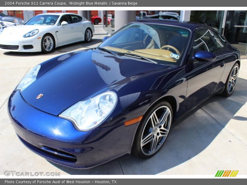 Midnight Blue Metallic / Savanna Beige 2004 Porsche 911 Carrera Coupe