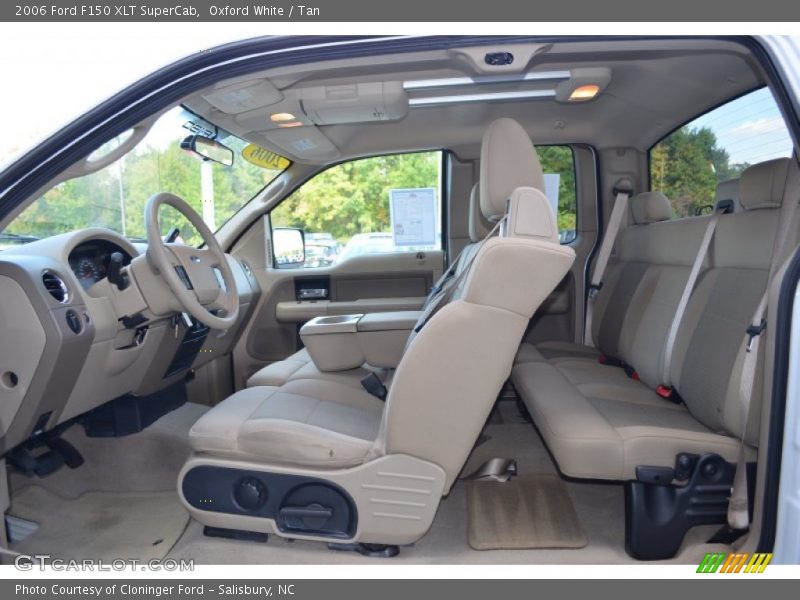 Oxford White / Tan 2006 Ford F150 XLT SuperCab