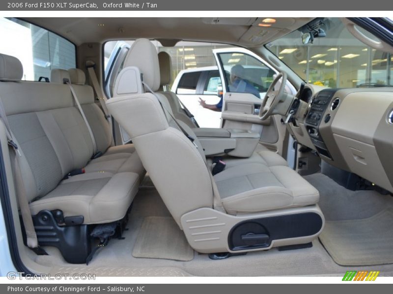 Oxford White / Tan 2006 Ford F150 XLT SuperCab