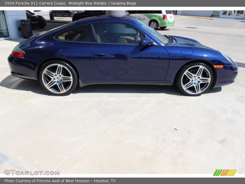 Midnight Blue Metallic / Savanna Beige 2004 Porsche 911 Carrera Coupe