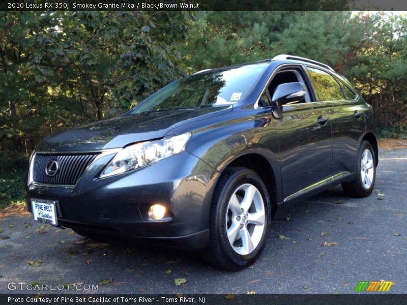 Smokey Granite Mica / Black/Brown Walnut 2010 Lexus RX 350