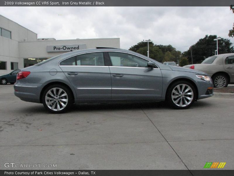 Iron Grey Metallic / Black 2009 Volkswagen CC VR6 Sport