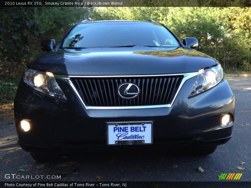 Smokey Granite Mica / Black/Brown Walnut 2010 Lexus RX 350