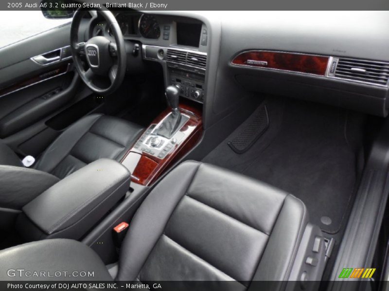 Brilliant Black / Ebony 2005 Audi A6 3.2 quattro Sedan