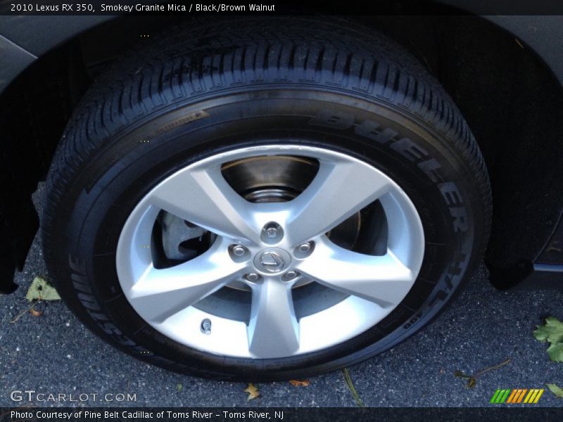 Smokey Granite Mica / Black/Brown Walnut 2010 Lexus RX 350