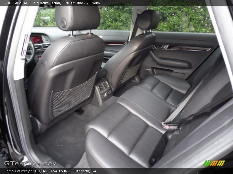 Brilliant Black / Ebony 2005 Audi A6 3.2 quattro Sedan