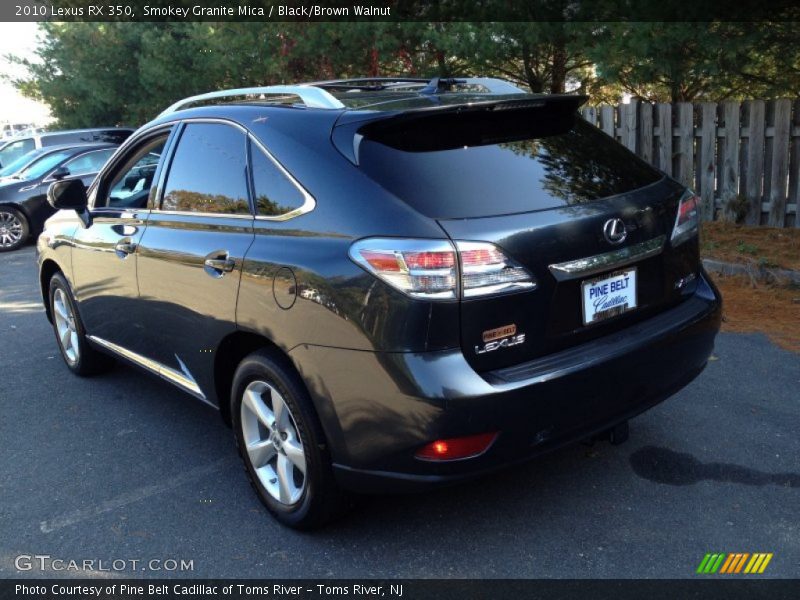 Smokey Granite Mica / Black/Brown Walnut 2010 Lexus RX 350