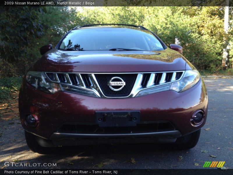 Merlot Metallic / Beige 2009 Nissan Murano LE AWD
