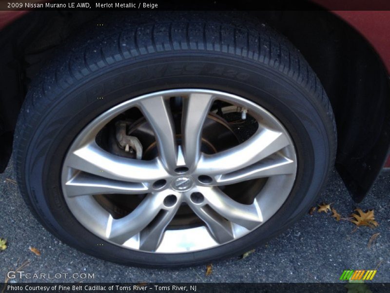 Merlot Metallic / Beige 2009 Nissan Murano LE AWD