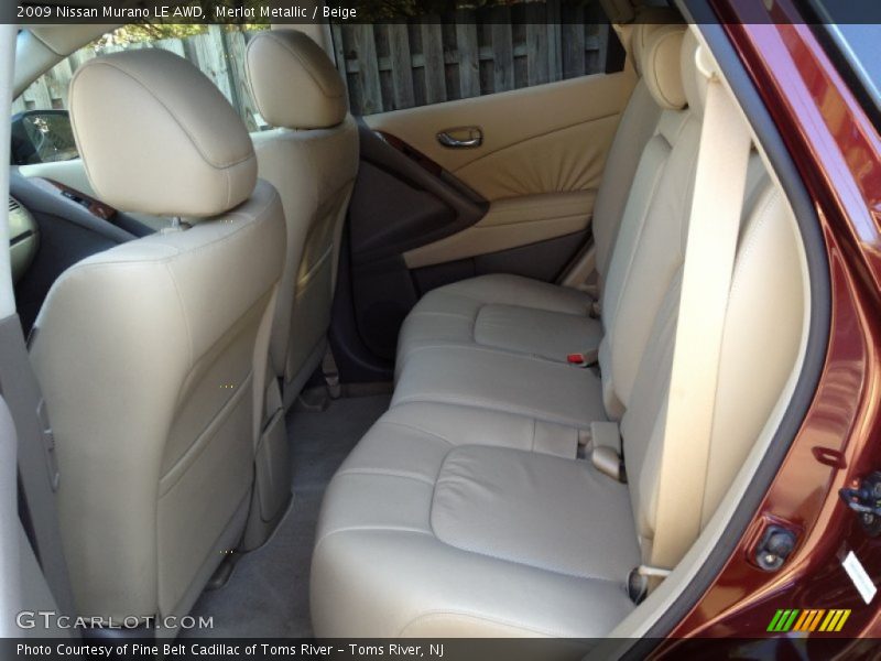 Merlot Metallic / Beige 2009 Nissan Murano LE AWD