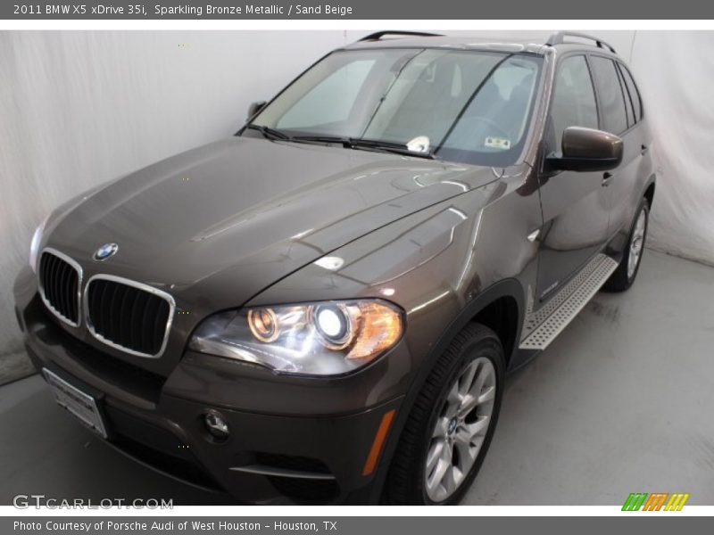 Sparkling Bronze Metallic / Sand Beige 2011 BMW X5 xDrive 35i