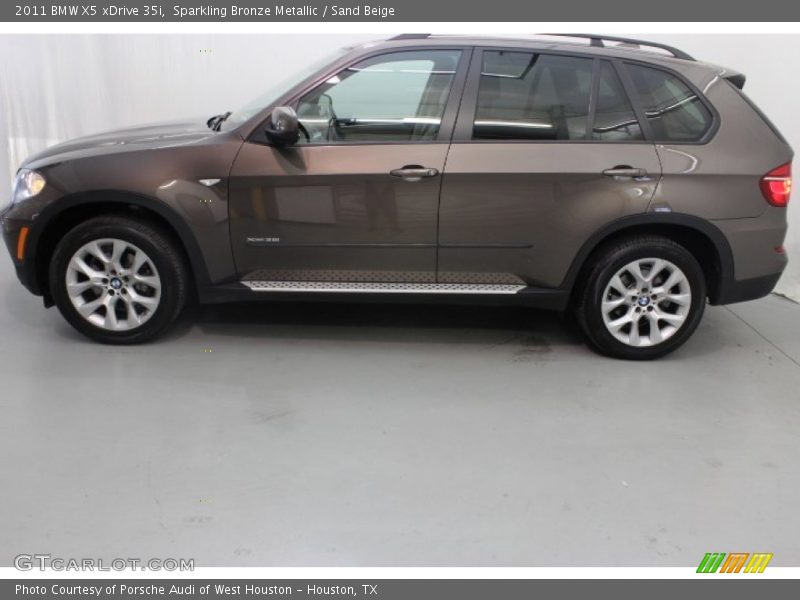 Sparkling Bronze Metallic / Sand Beige 2011 BMW X5 xDrive 35i