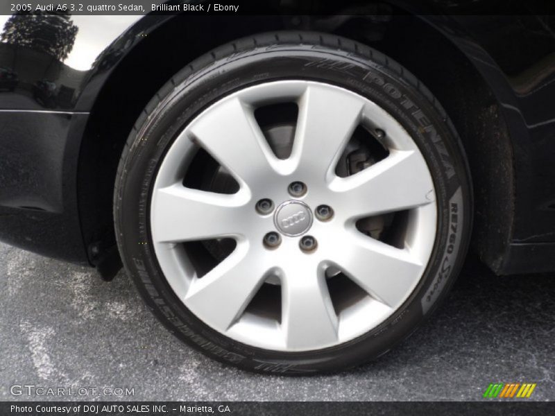 Brilliant Black / Ebony 2005 Audi A6 3.2 quattro Sedan