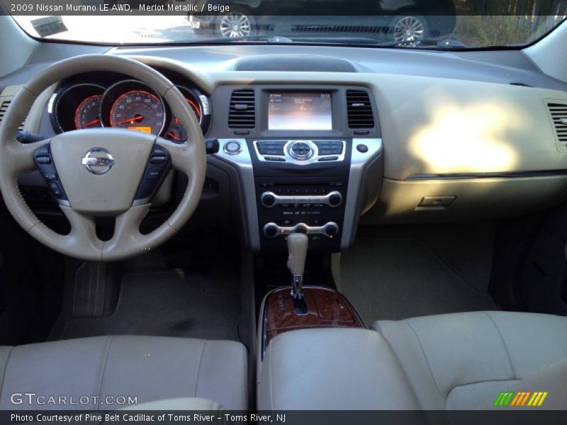 Merlot Metallic / Beige 2009 Nissan Murano LE AWD