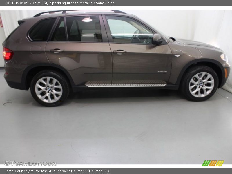 Sparkling Bronze Metallic / Sand Beige 2011 BMW X5 xDrive 35i