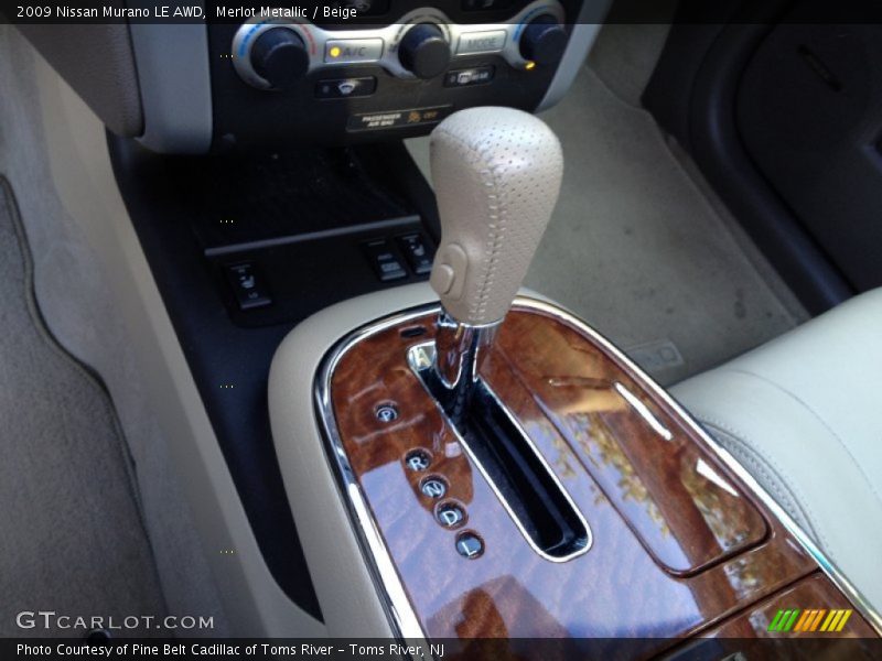 Merlot Metallic / Beige 2009 Nissan Murano LE AWD