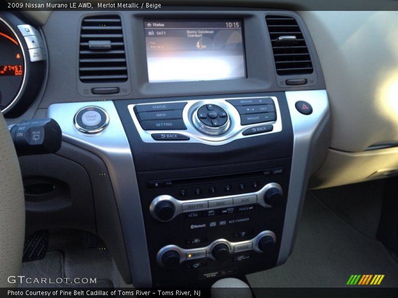 Merlot Metallic / Beige 2009 Nissan Murano LE AWD