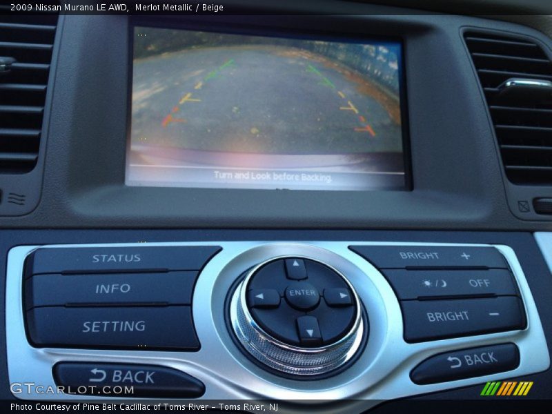 Merlot Metallic / Beige 2009 Nissan Murano LE AWD
